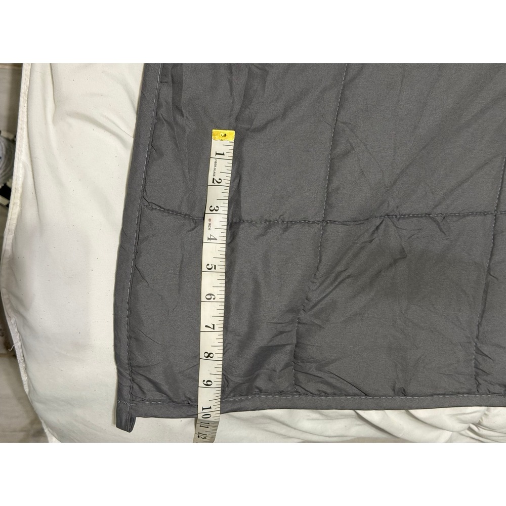 Weighted Blanket‎ 12 lb Charcoal Gray Quilted 48x60 Heavy Gravity Throw Blanket